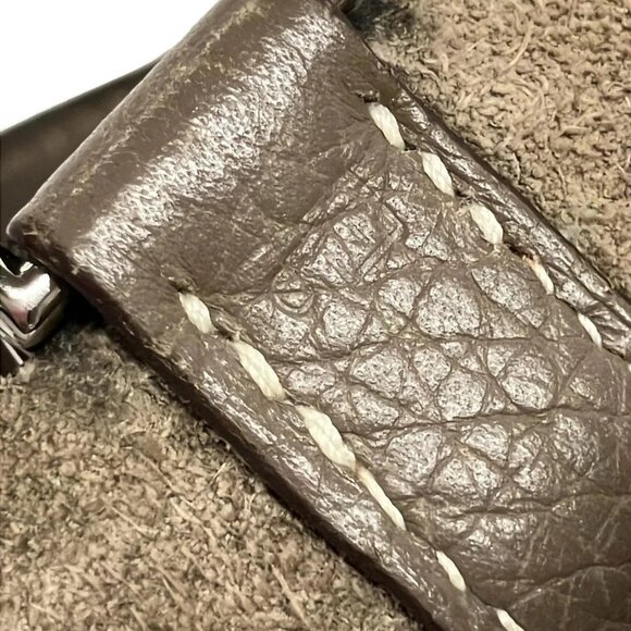 Auth HERMES Picotin PM - Etoupe Taurillon Clemence Square I Handbag - Picture 14 of 16